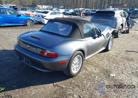 2000 BMW Z3 2.3 z USA, uszkodzony, nr VIN 4USCH9343YLF86922